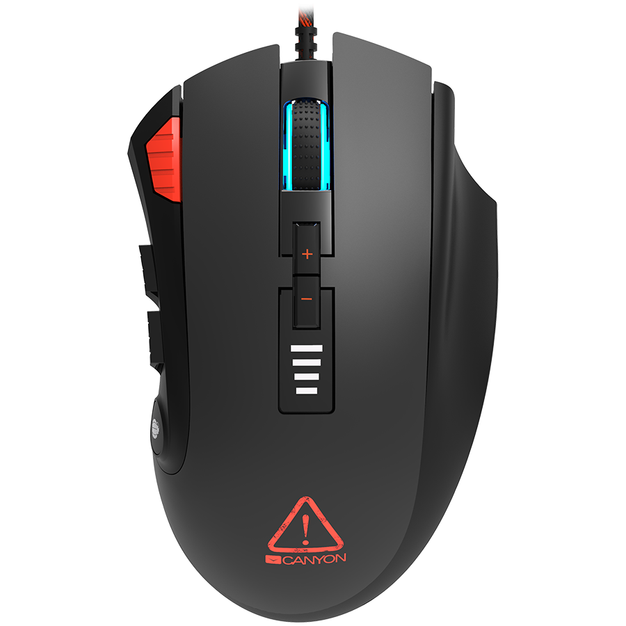 CANYON Gaming Mouse Merkava GM-15 RGB 12buttons Wired Black | dynacor.co.za