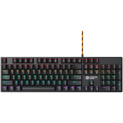 CANYON Keyboard Deimos GK-4 Rainbow US Wired Black | dynacor.co.za