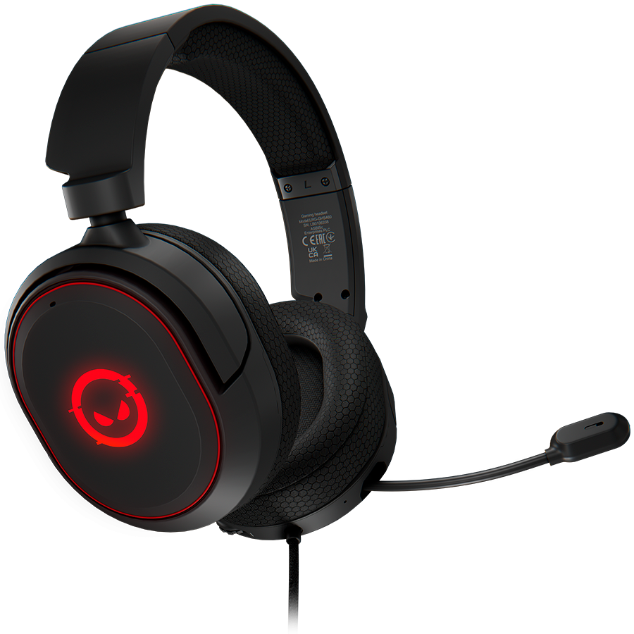 LORGAR Kaya 460 USB Gaming Headset with Mic - Black | dynacor.co.za