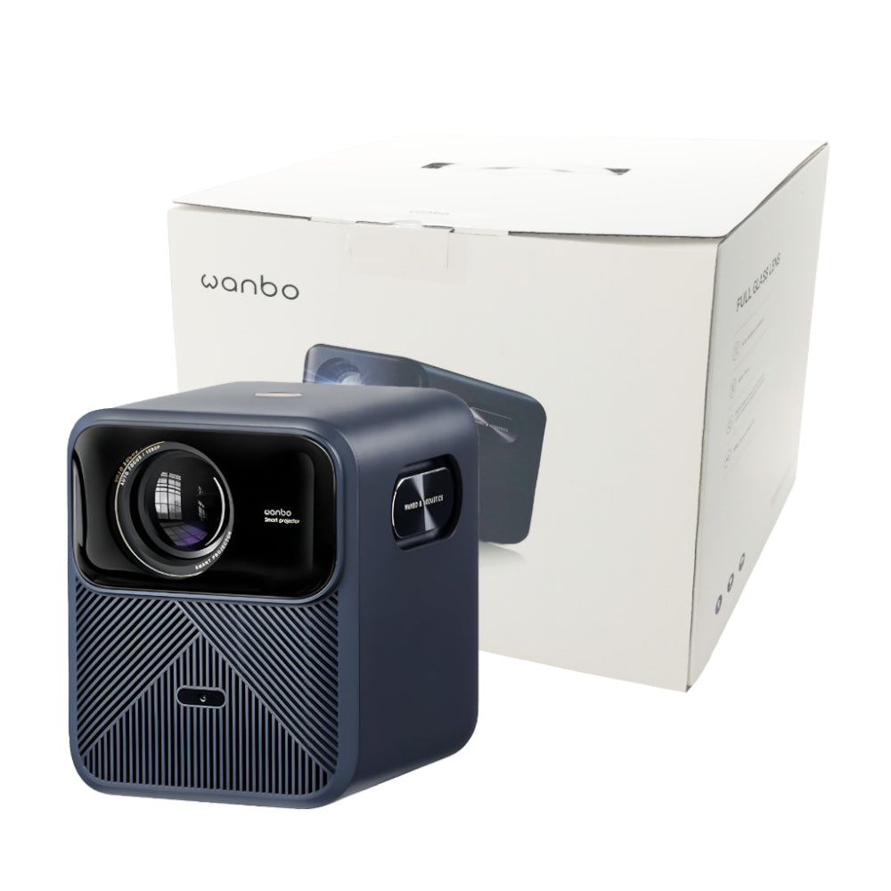 WANBO MOZART 1 PRO 1080P 900ANSI Android 11 Smart Home Theatre Projector - Dark Blue | dynacor.co.za