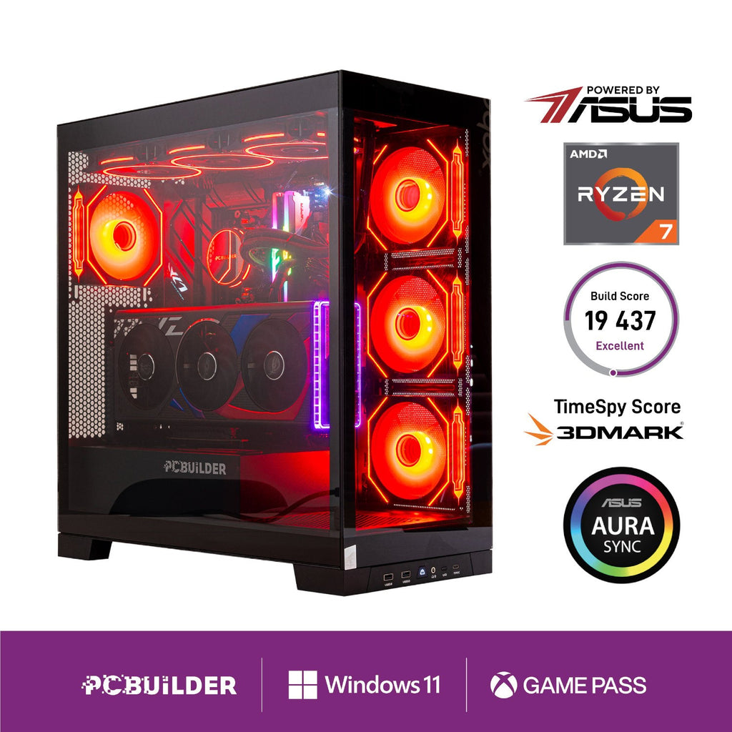 PCBuilder Ryzen 7 7800X3D ARCHON Windows 11 Gaming PC | dynacor.co.za