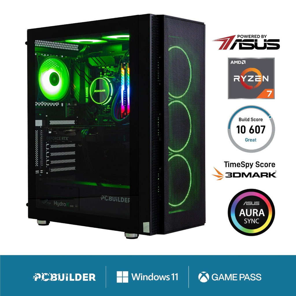 PCBuilder Ryzen 7 5700X3D COMMANDER Windows 11 Gaming PC | dynacor.co.za