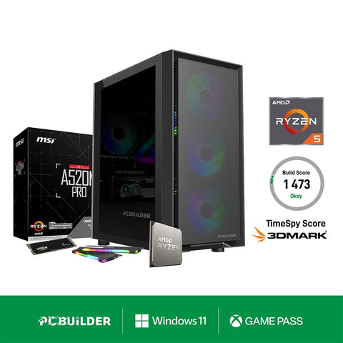 PCBuilder Ryzen 5 5600GT DEFENDER Windows 11 Gaming PC | dynacor.co.za