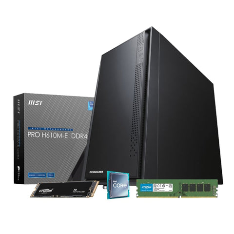 PCBuilder Intel i3-12100 HOME MASTER Windows 11 Desktop PC | dynacor.co.za