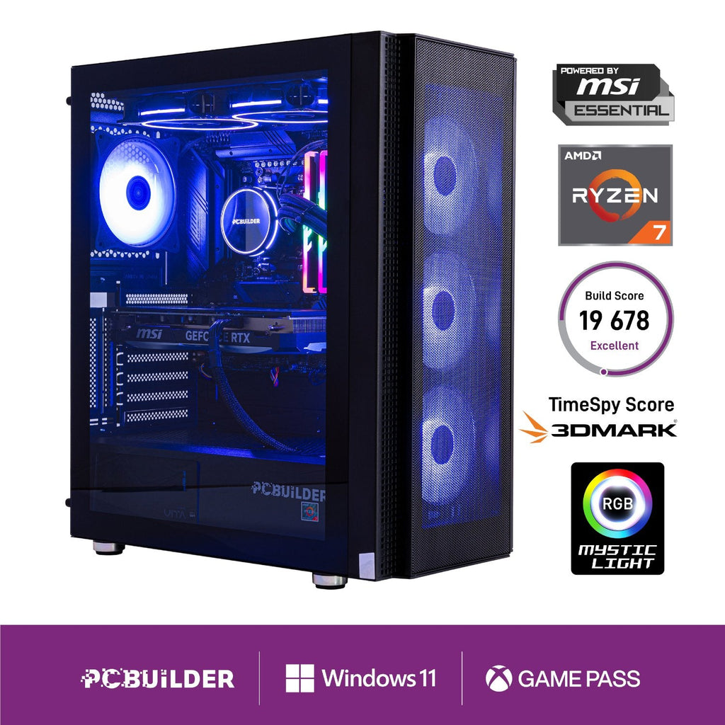 PCBuilder Ryzen 7 7700X TACTICIAN Windows 11 Gaming PC | dynacor.co.za