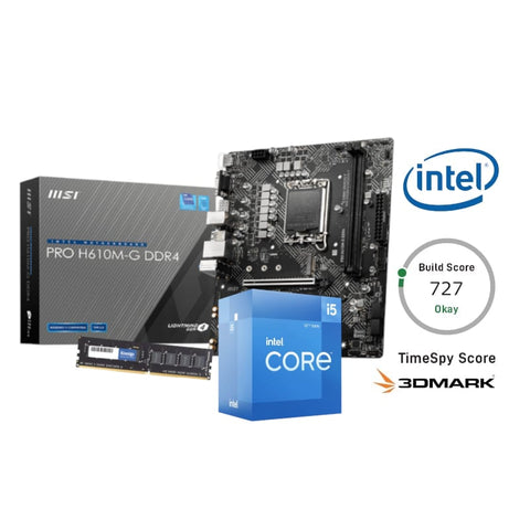 PCBuilder Intel Core i5-12400 LEVEL UP Core Upgrade Kit | dynacor.co.za