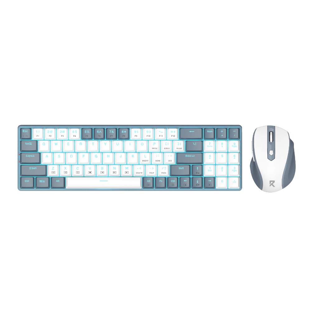 Redragon BS8772 Wireless Keyboard and Mouse Combo - Grey/White | dynacor.co.za