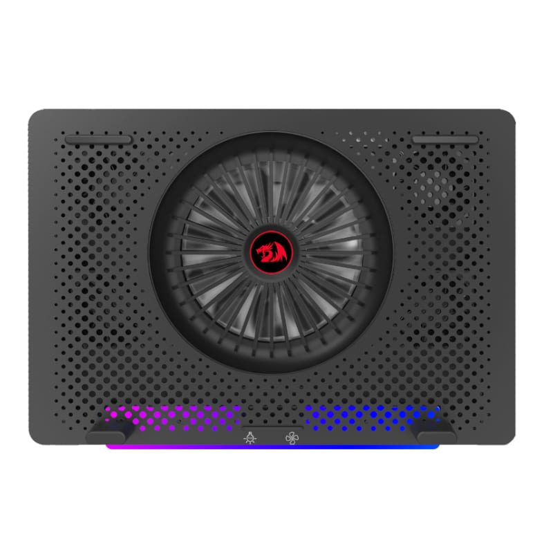 REDRAGON Dual USB 5 Fan RGB Gaming Notebook Stand | dynacor.co.za