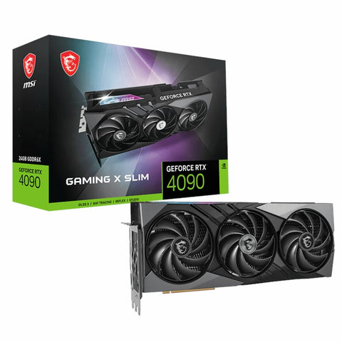 MSI Nvidia GeForce RTX 4090 Gaming X SLIM 24G GDDR6X 384-BIT Graphics Card | dynacor.co.za