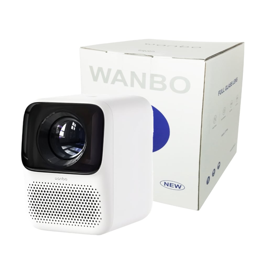 WANBO T2 MAX 1080P 450ANSI Android 9.0 Smart Projector - White | dynacor.co.za