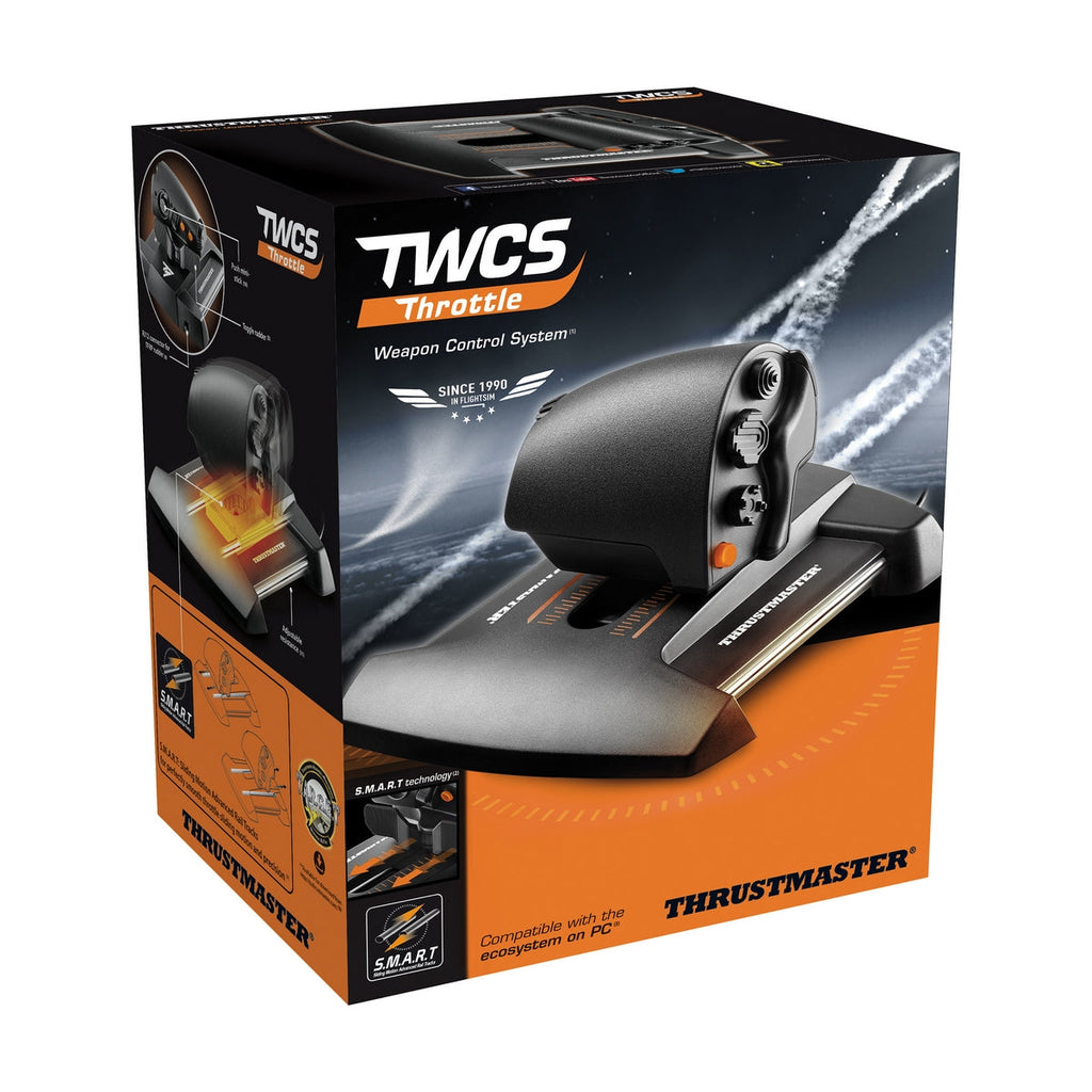 Thrustmaster TWCS Throttle Black USB Joystick Analogue PC | dynacor.co.za