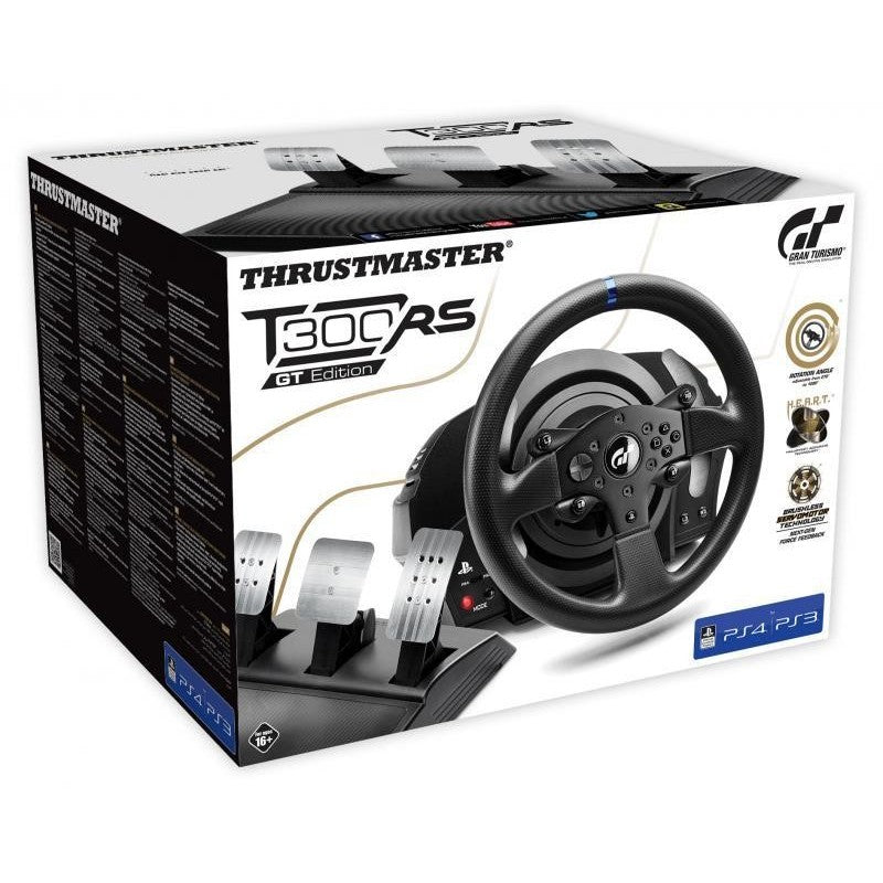 Thrustmaster T300 RS GT Black Steering wheel + Pedals Analogue / Digital PC, PlayStation 4, Playstation 3 | dynacor.co.za